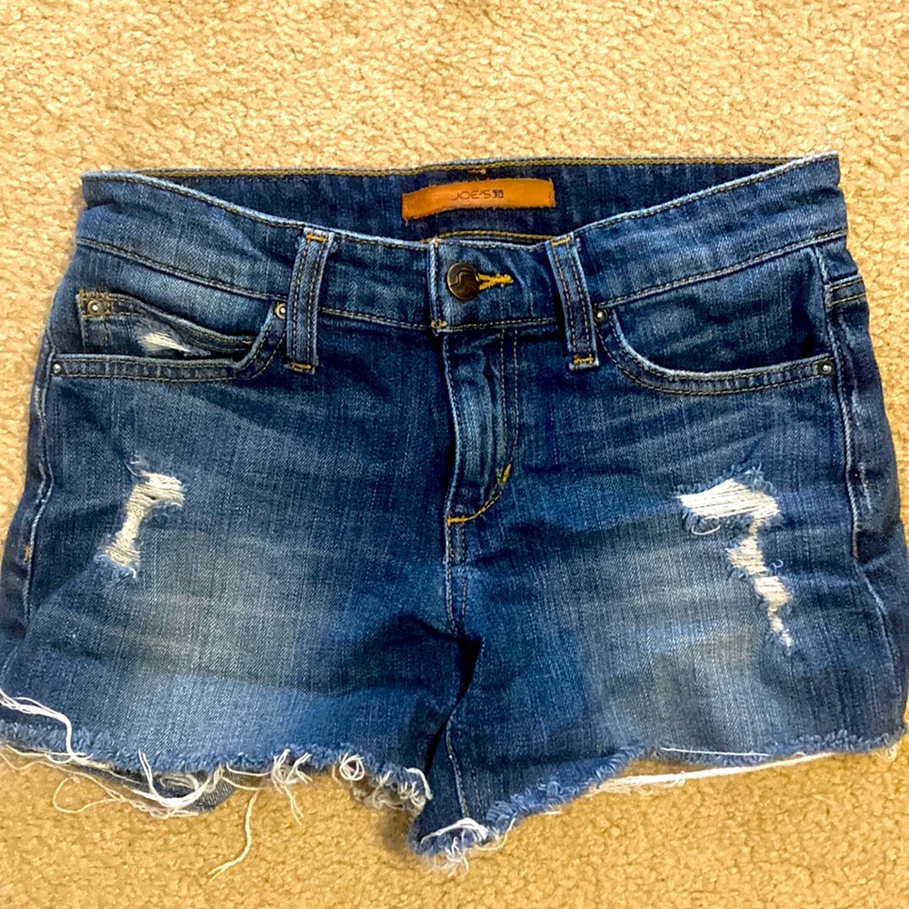 Joe's Jean Distressed Cut Off Shorts - 24